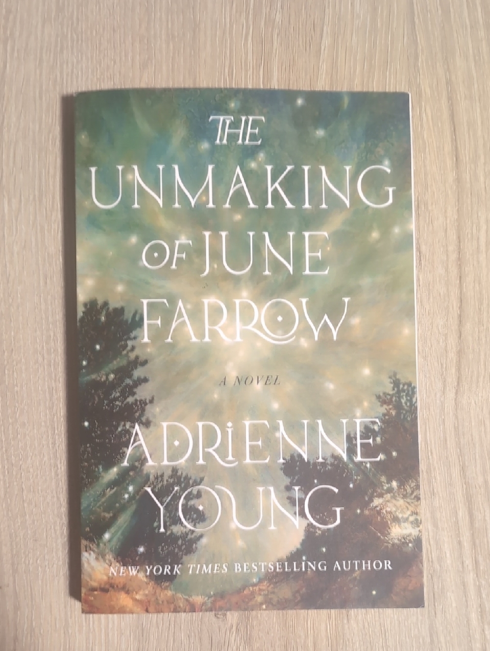 The Unmaking of June Farrow by Adrienne Young - Green/Gold Cover